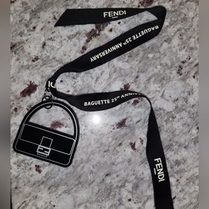 Fendi 25th Anniversary of the Baguette Charm and Ribbon